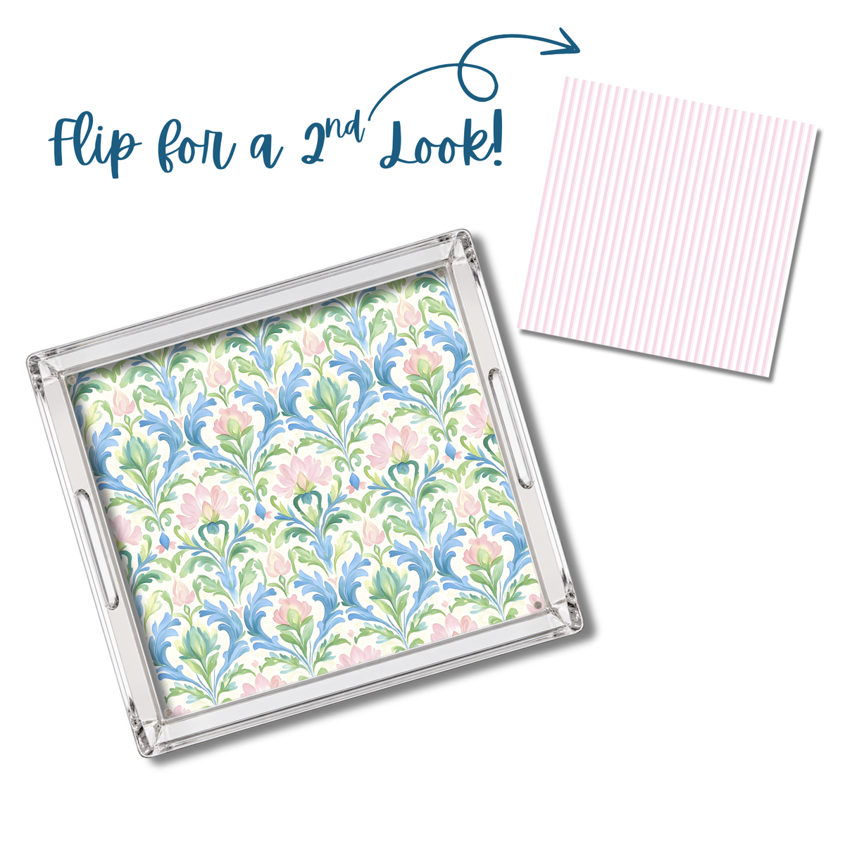 Bluebell Blush Tray
