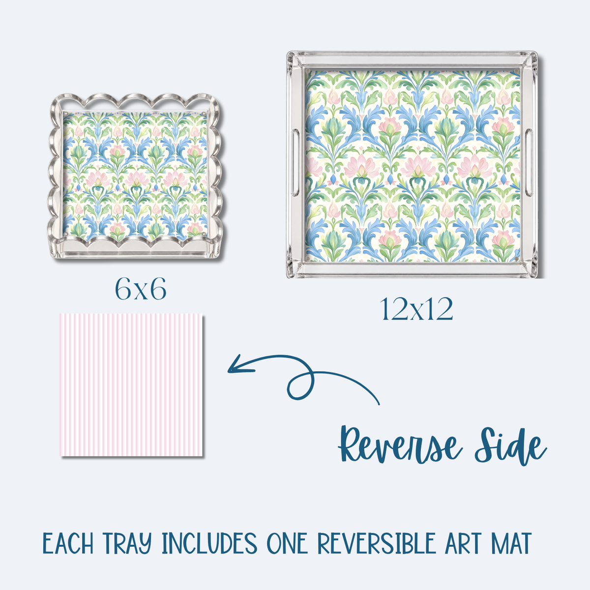 Bluebell Blush Tray