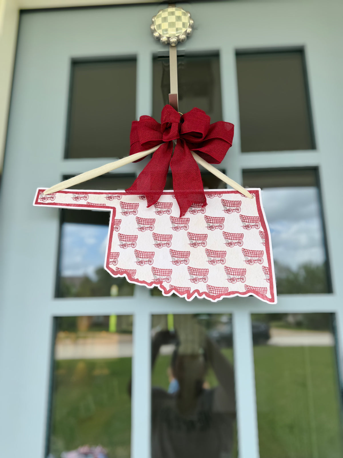 Wagon Patterned Door Hanger