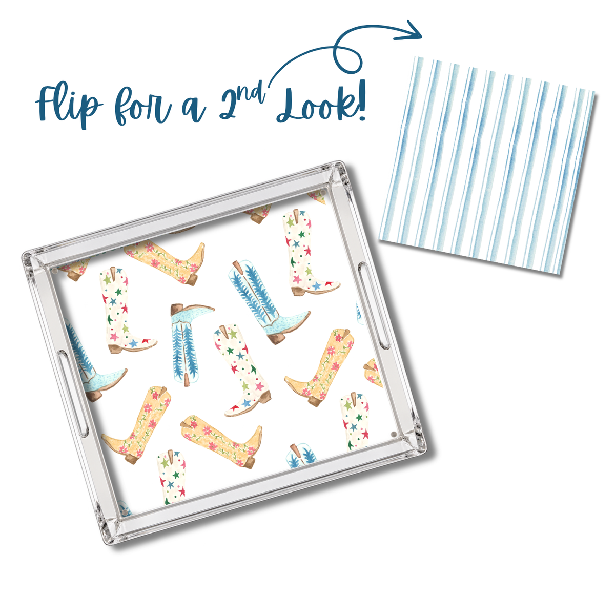 Darling, Let's Rodeo Tray