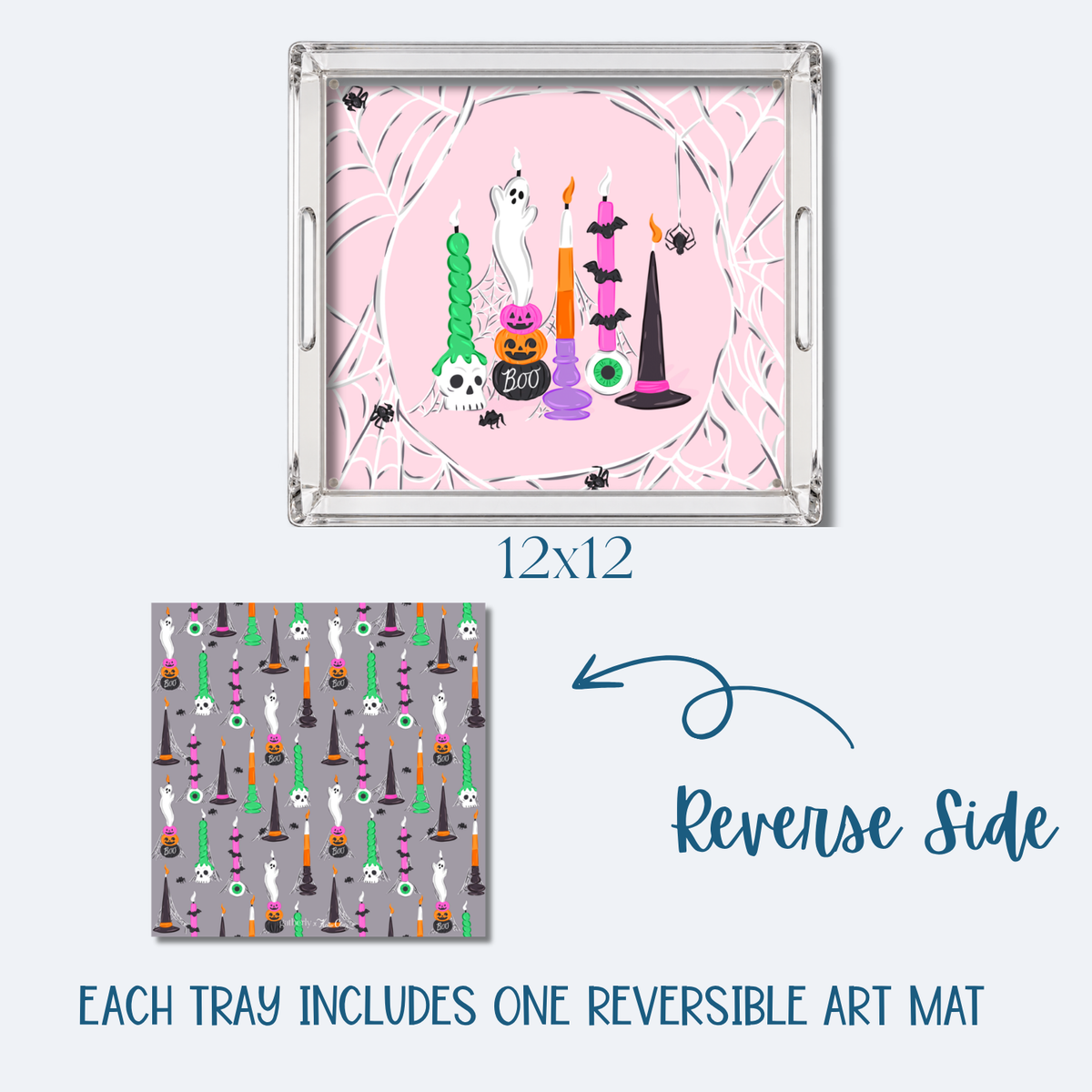 Flicker and Frights 12x12 Serving Tray