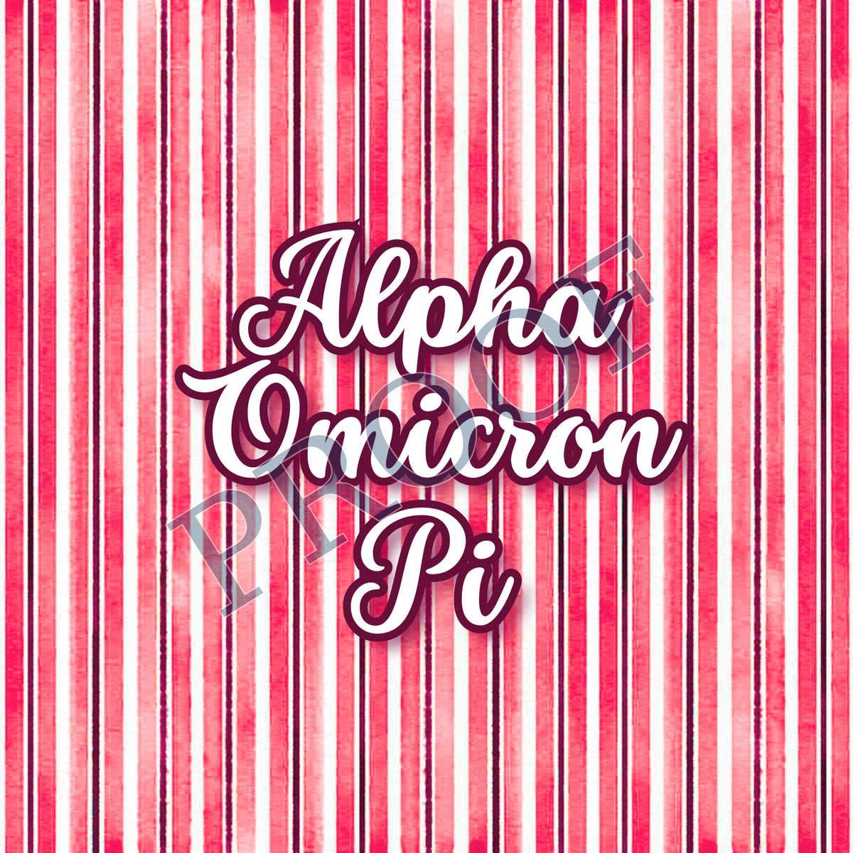 Alpha Omicron Pi 6x6 Trinket Tray