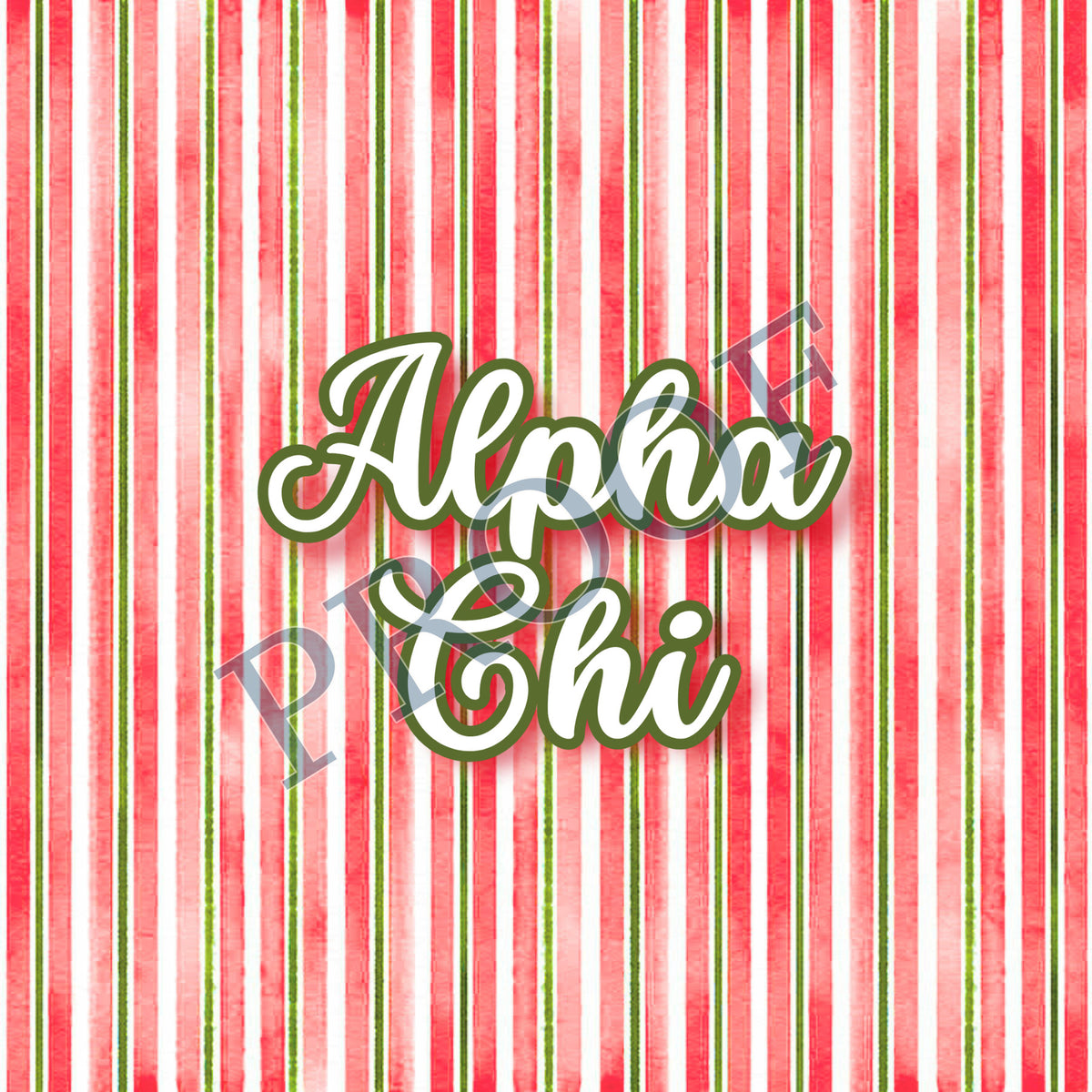 Alpha Chi Omega 6x6 Trinket Tray