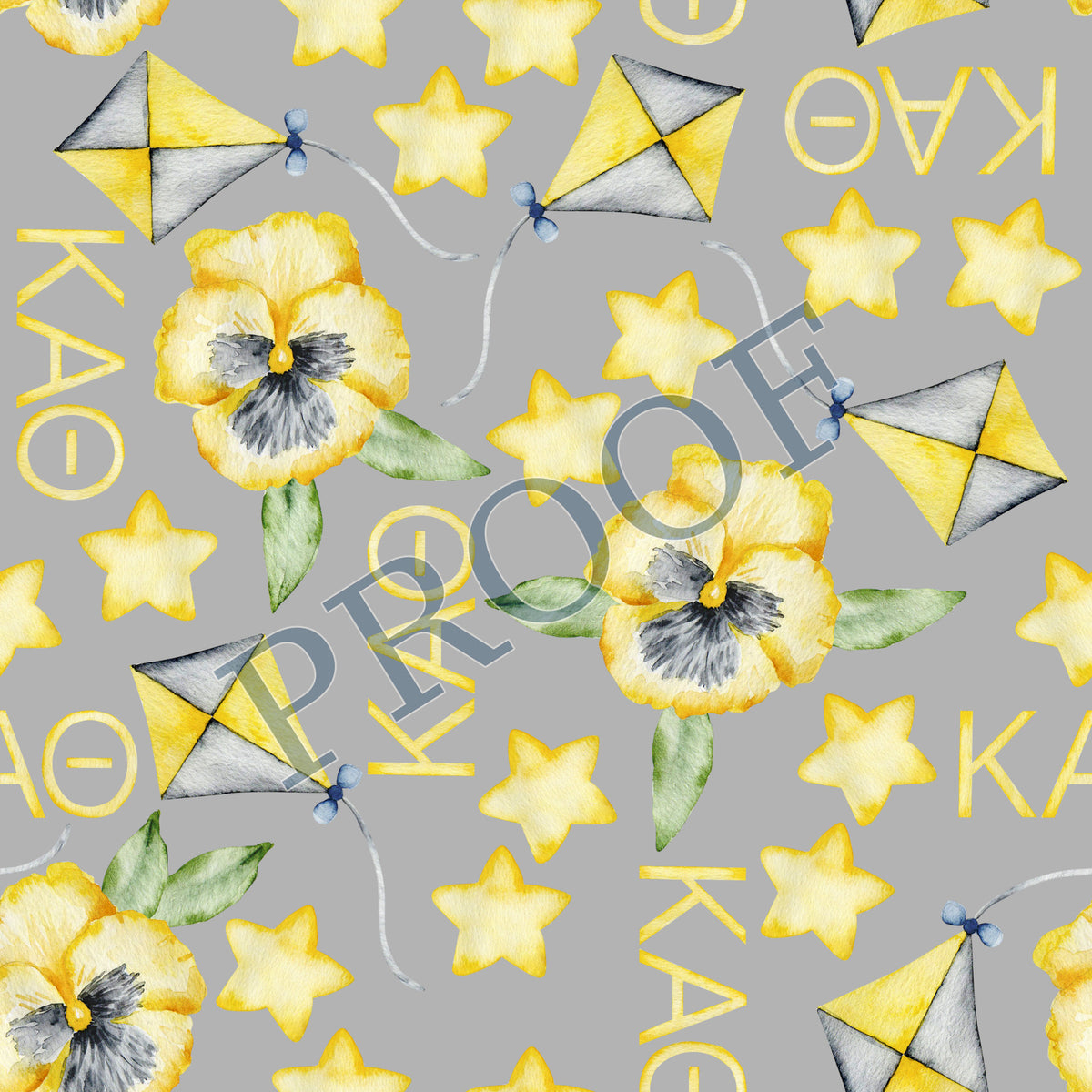 Kappa Alpha Theta 6x6 Trinket Tray