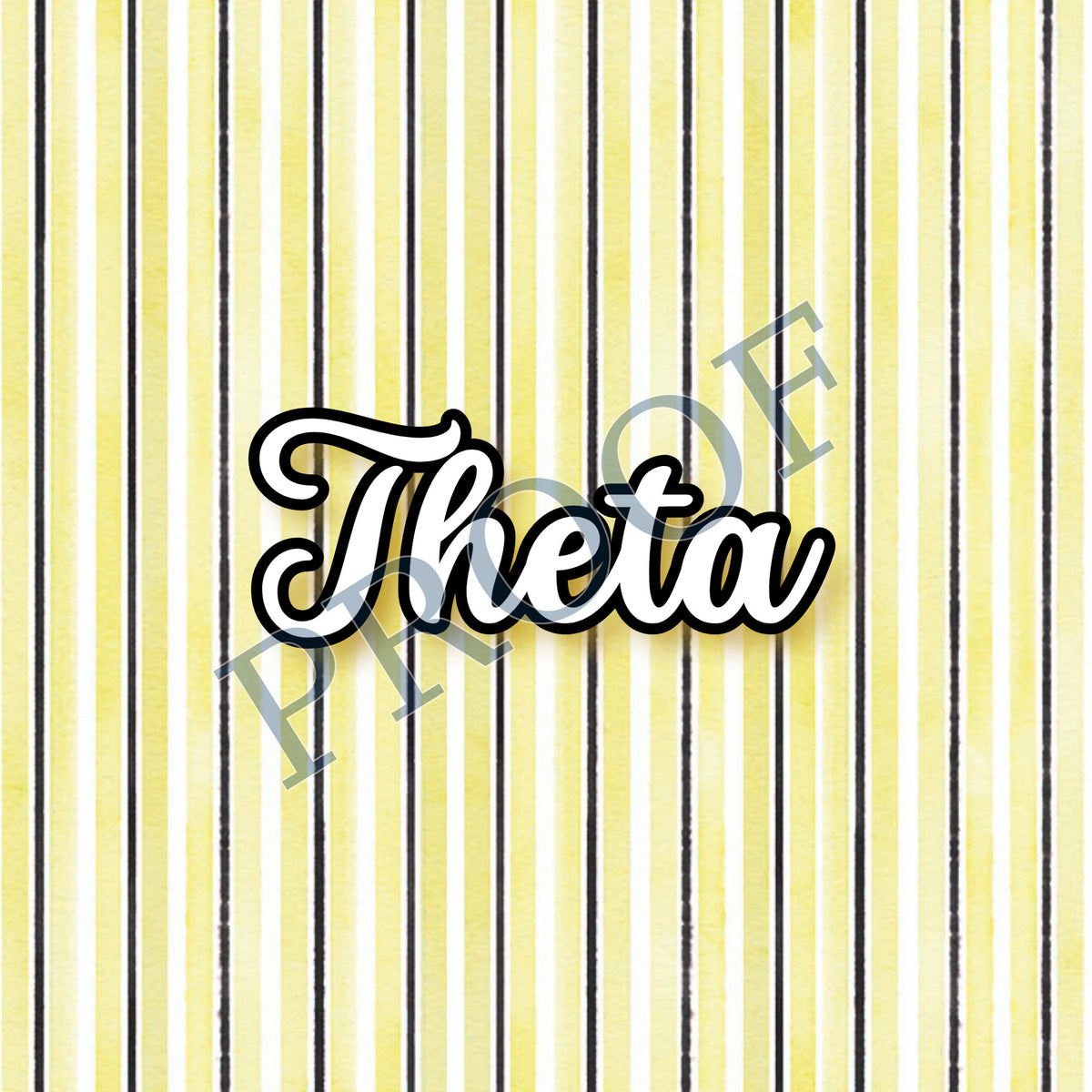 Kappa Alpha Theta 6x6 Trinket Tray