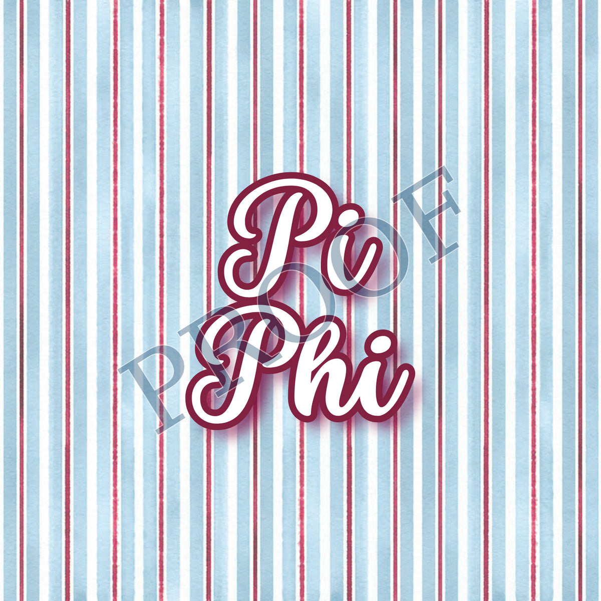 Pi Beta Phi 6x6 Trinket Tray