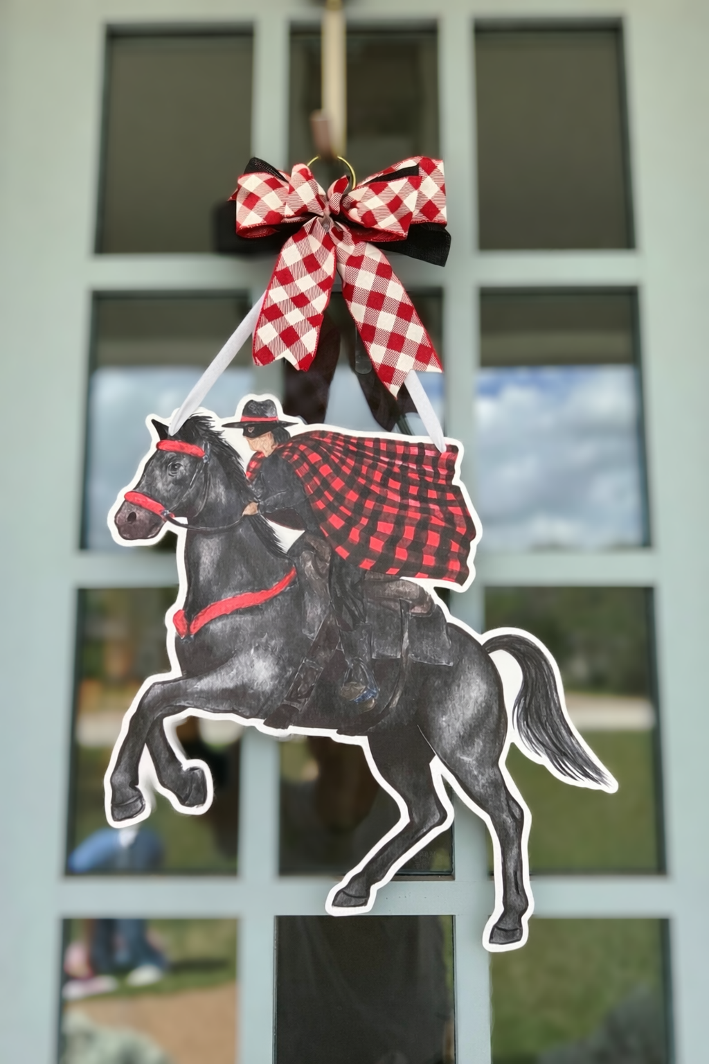 Horse and Rider Door Hanger