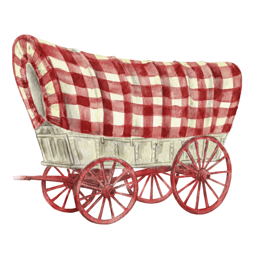 Wagon Garden Stake