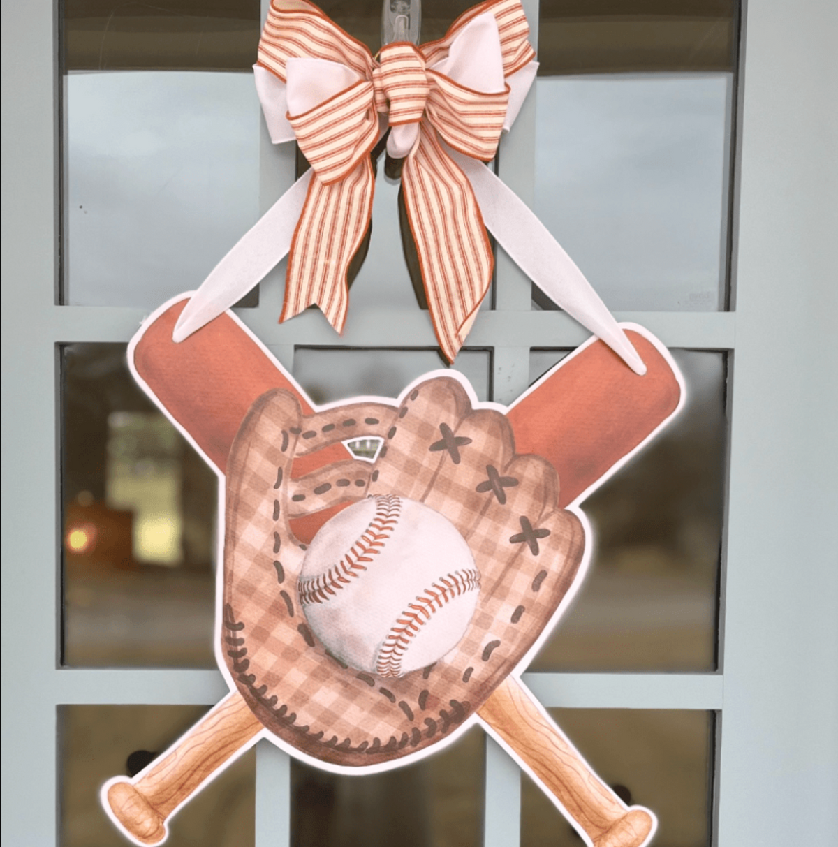 Home Run Season Door Hanger