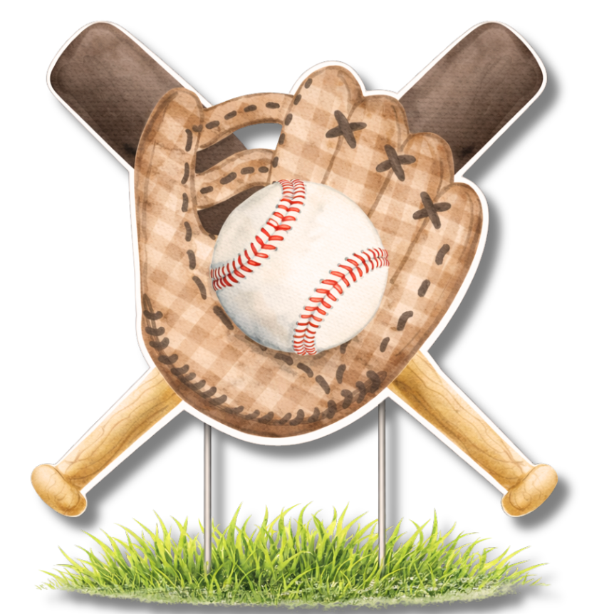 Home Run Season Garden Stake