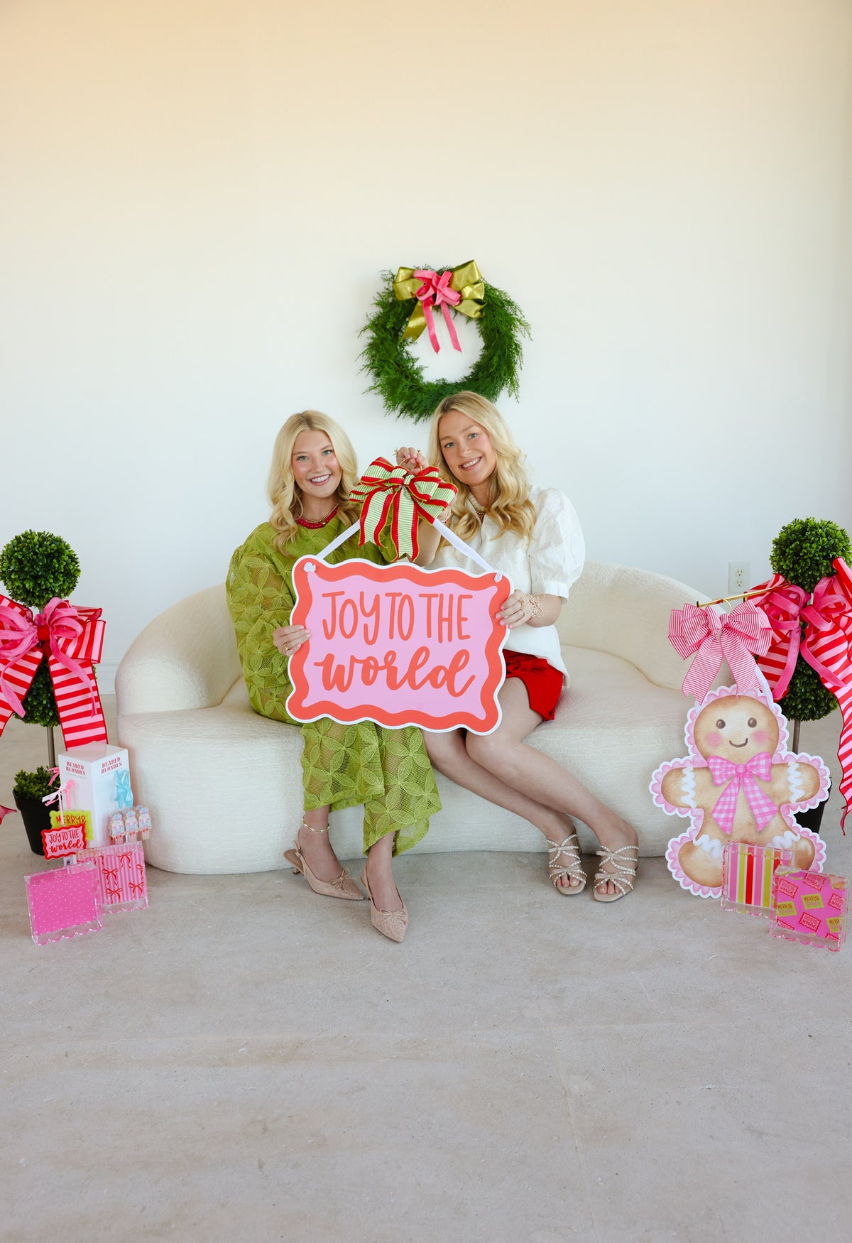 Joyful and Bright Door Hanger