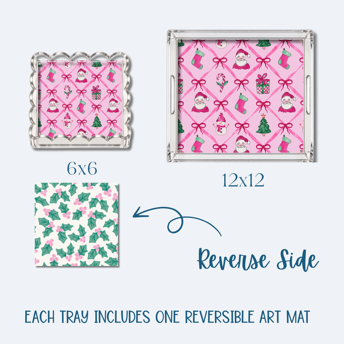 SugarPlum Christmas Tray