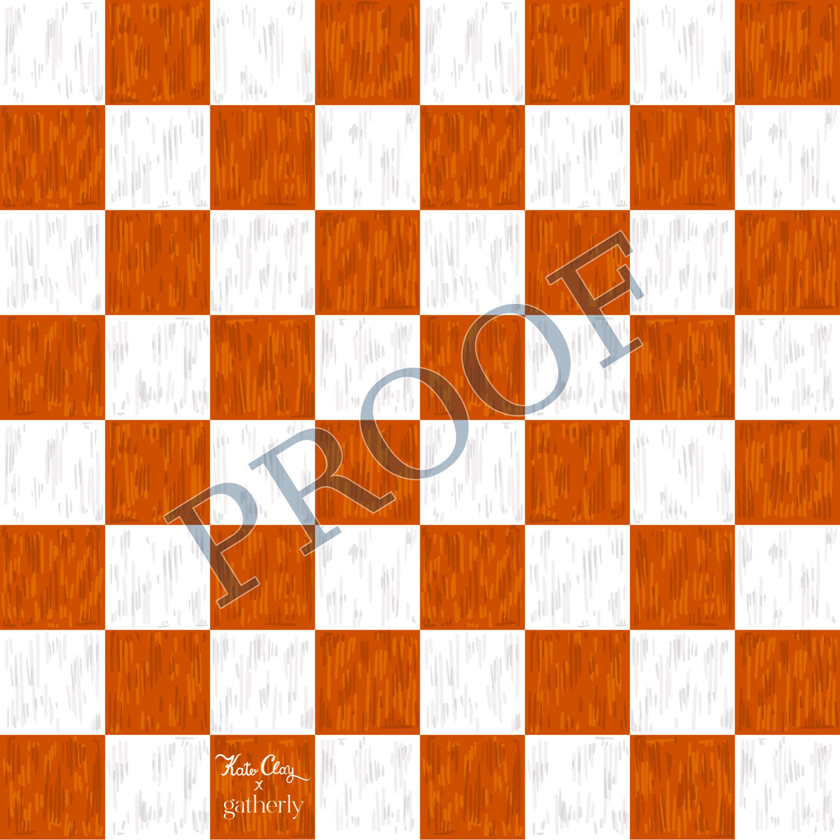Orange and White Boots and Bows Tray