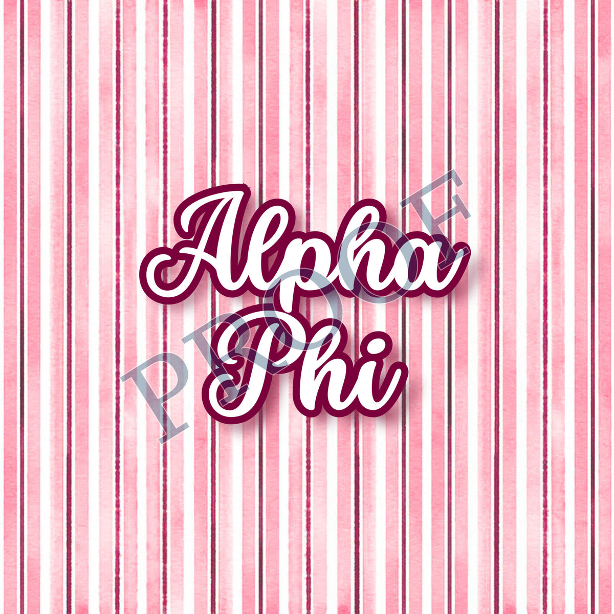 Alpha Phi 6x6 Trinket Tray