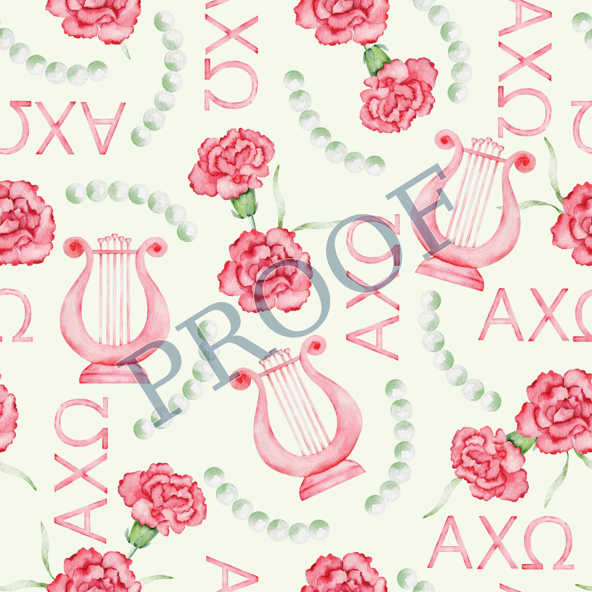 Alpha Chi Omega 6x6 Trinket Tray