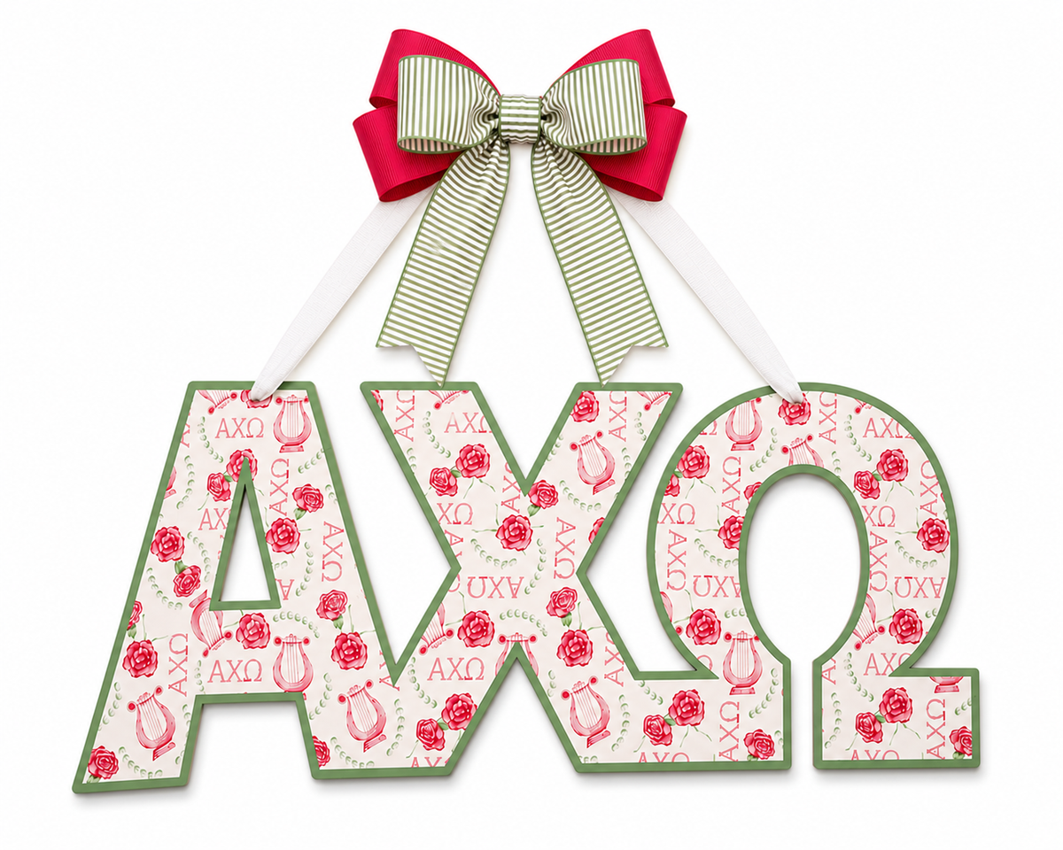 Alpha Chi Omega Door Hanger