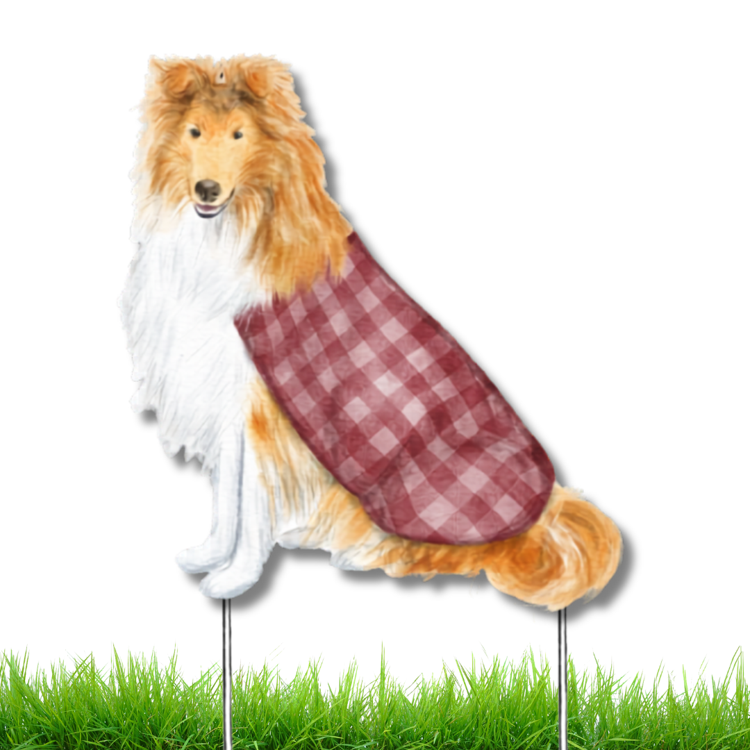 Collie Garden Stake