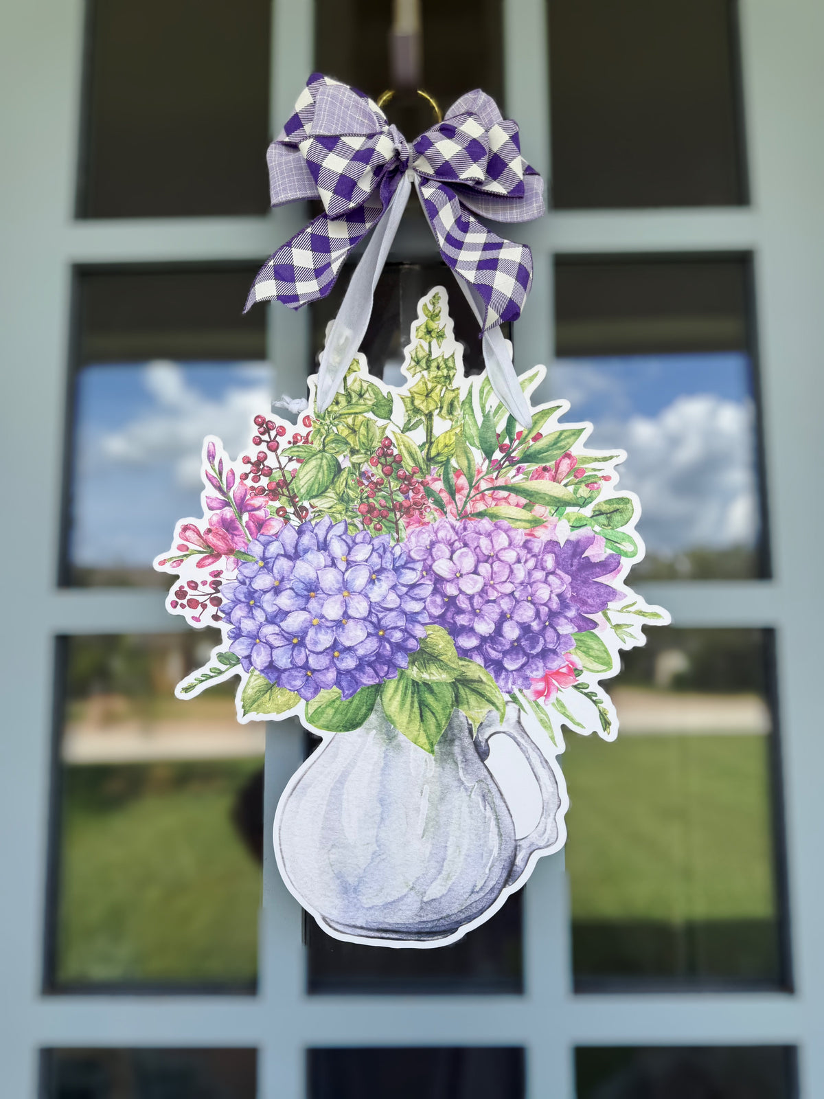 Hydrangea Harvest Door Hanger