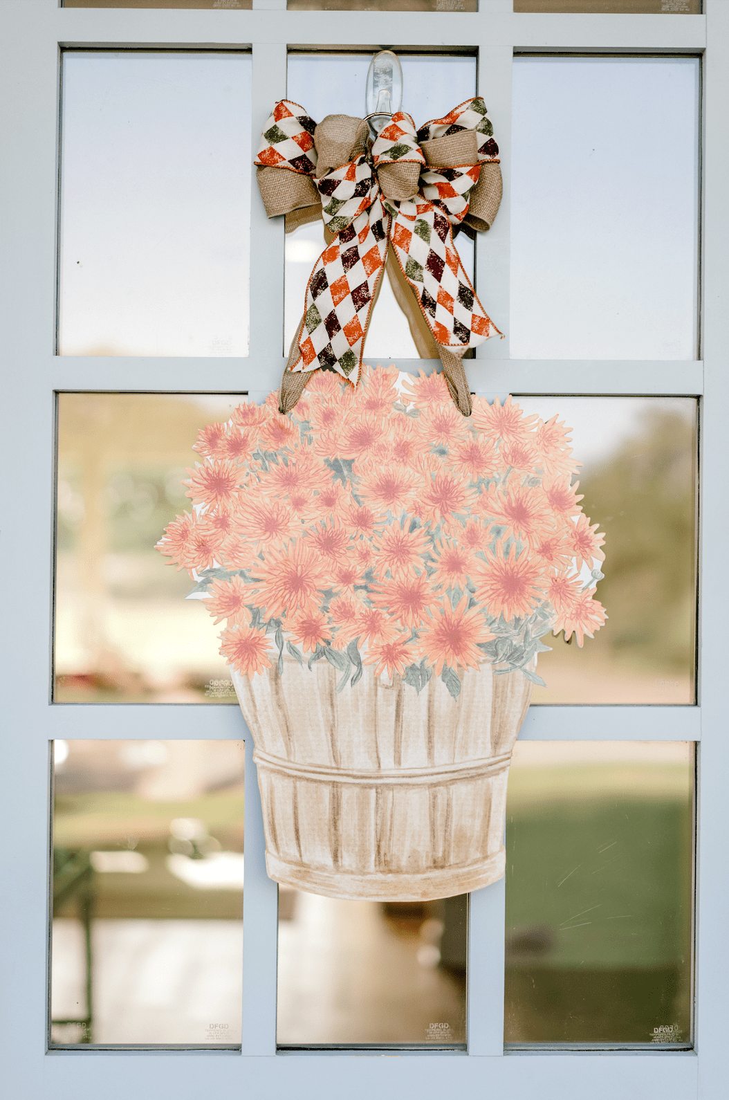 Harvest Blooms Door Hanger