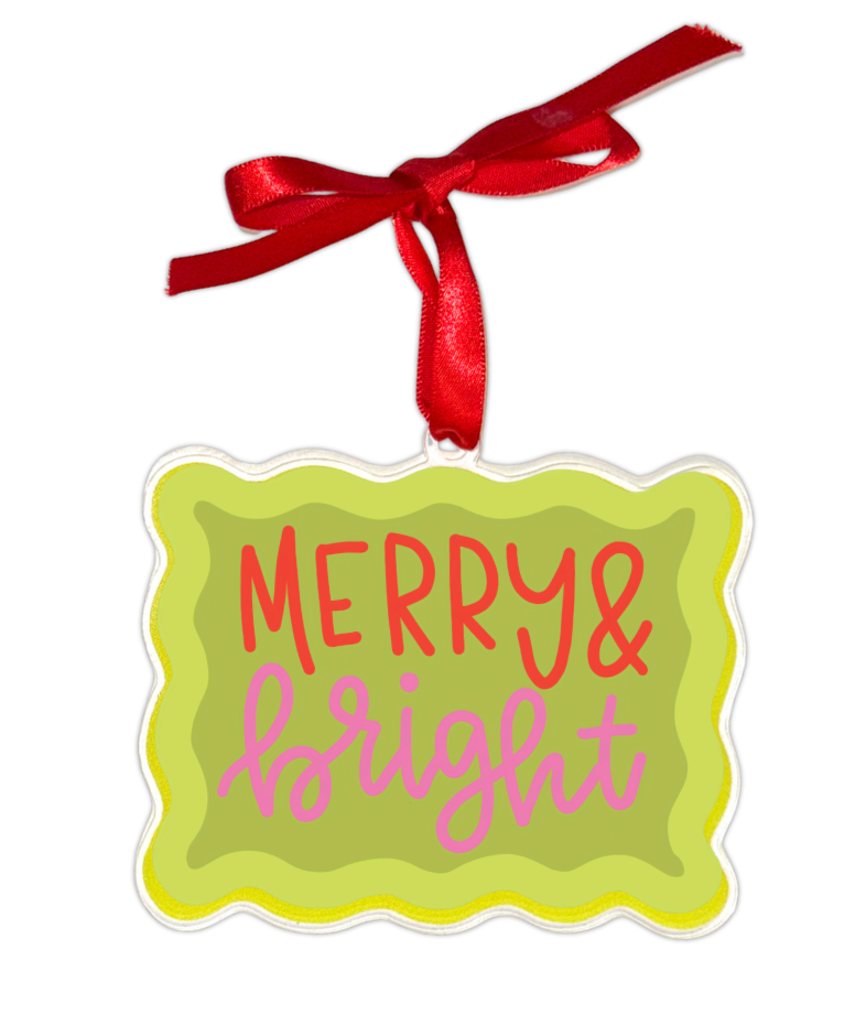 Merry & Bright Ornament