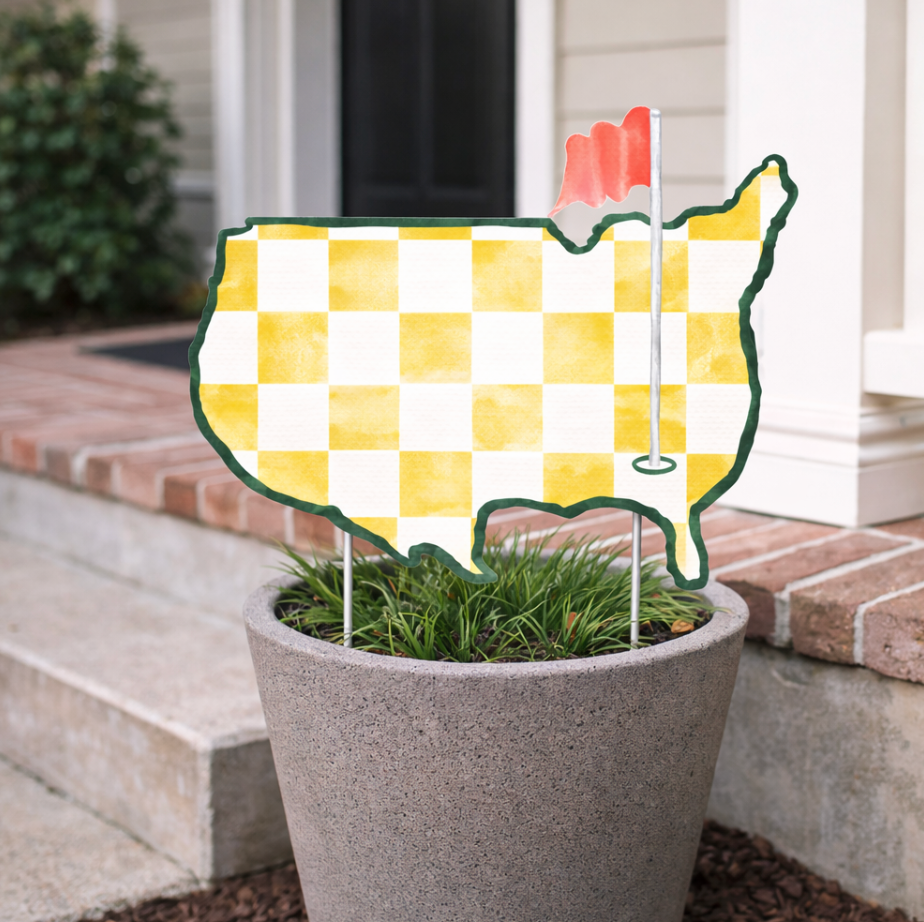 Hole in One Garden Stake