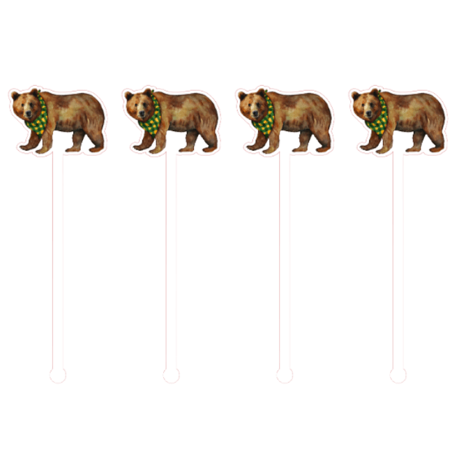 Bear Swizzle Sticks