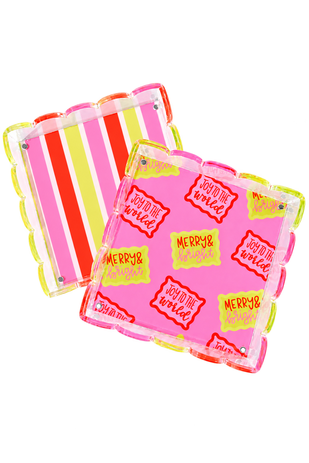 Joyful and Bright Reversible Trinket Tray
