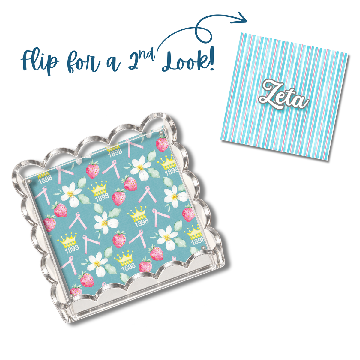 Zeta Tau Alpha Magnetic Art Mat